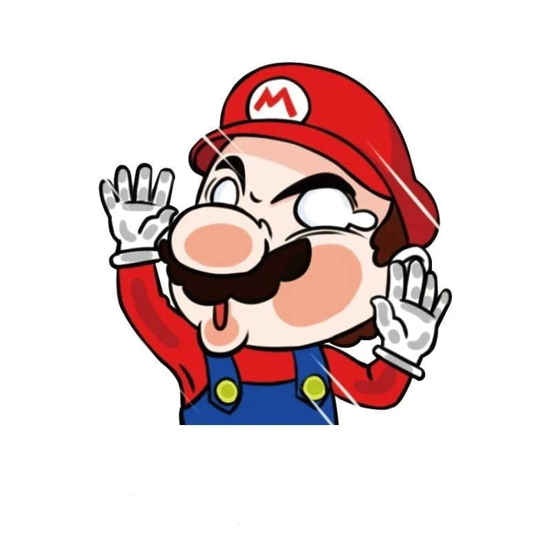 Sticker pour Voiture - Frères Mario et Luigi