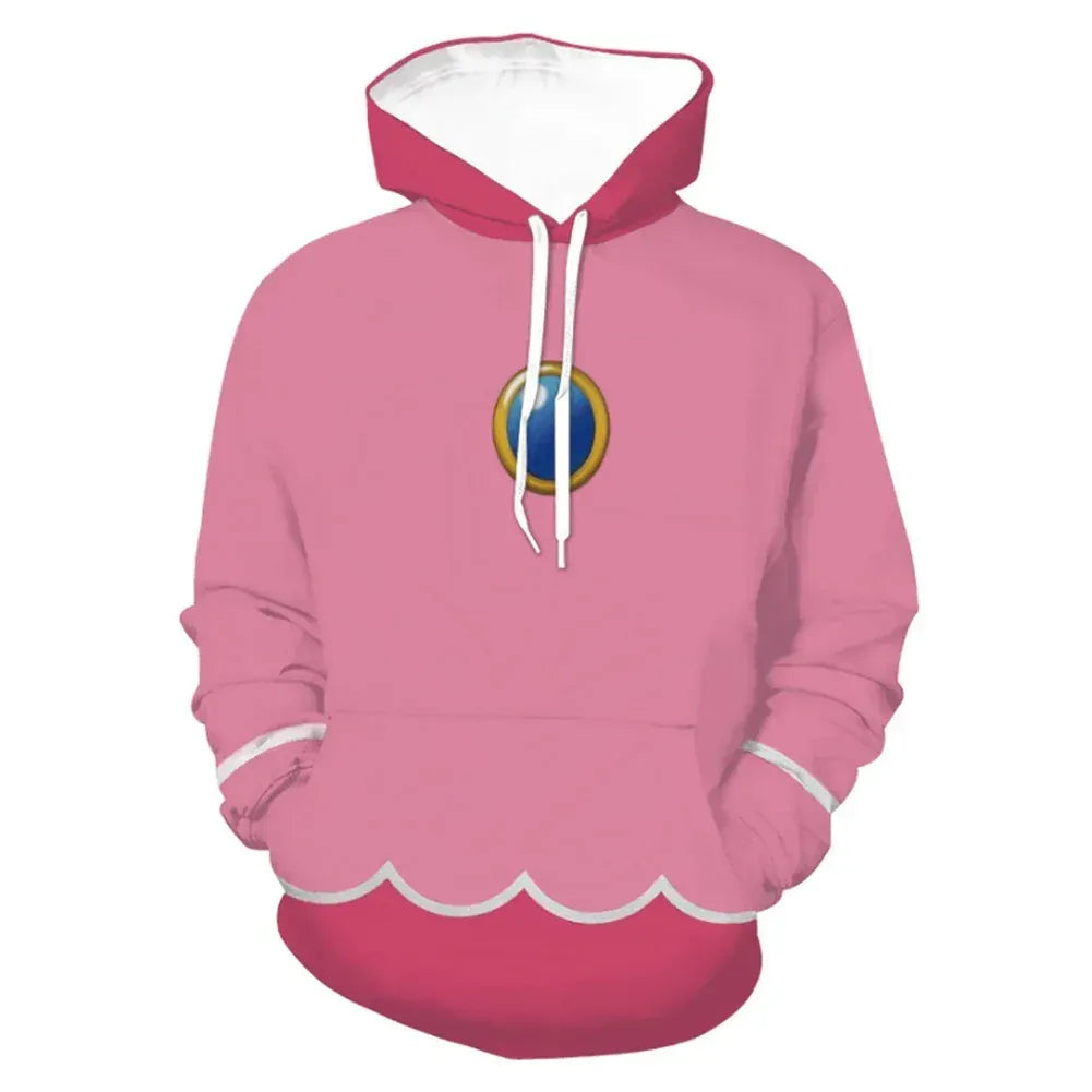 Sweat Cosplay Mario - Robe de la Princesse Peach