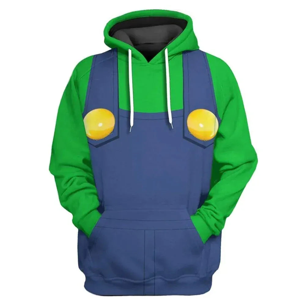 Sweat Cosplay Mario - Salopette de Luigi