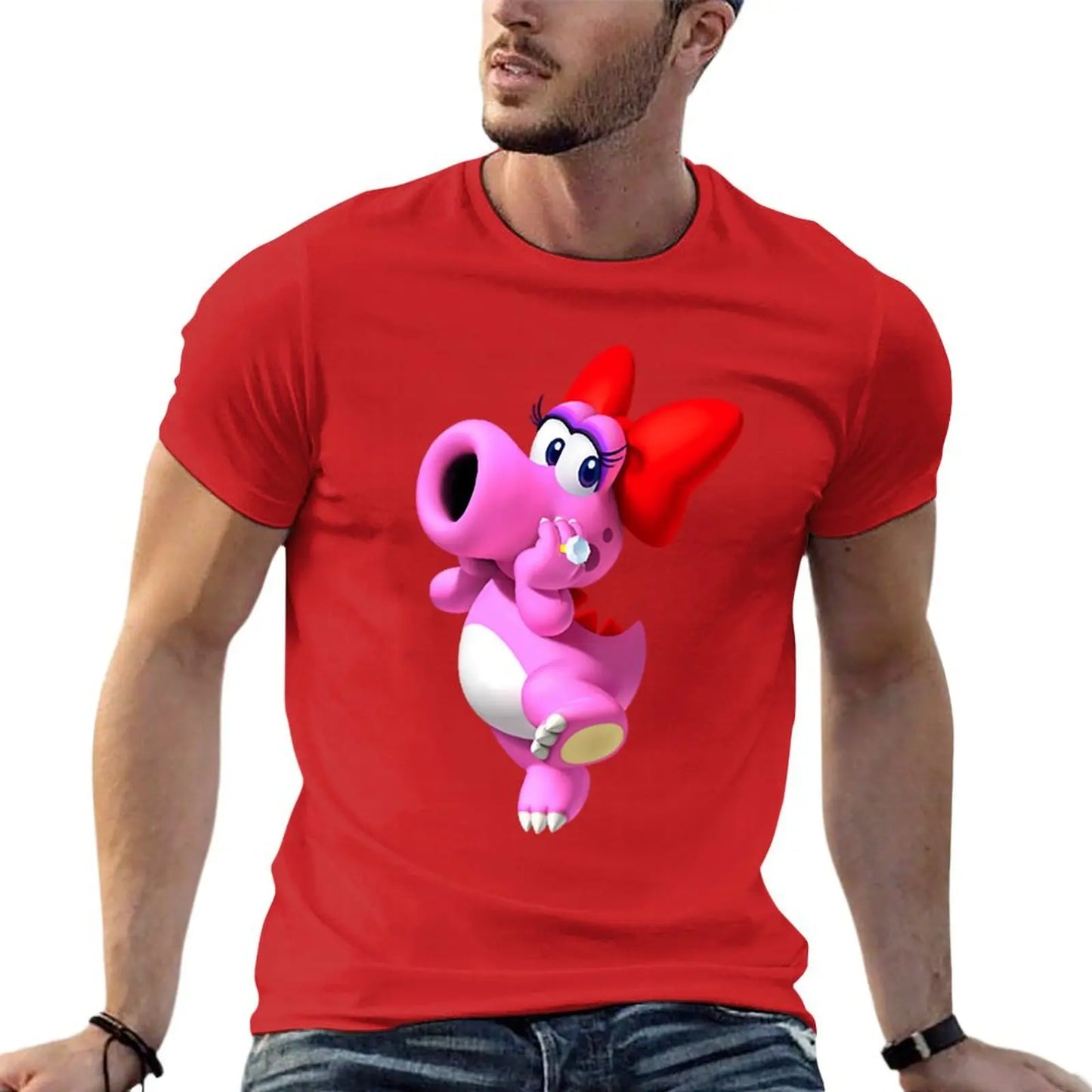 T-Shirt Mario - Birdo - Rouge