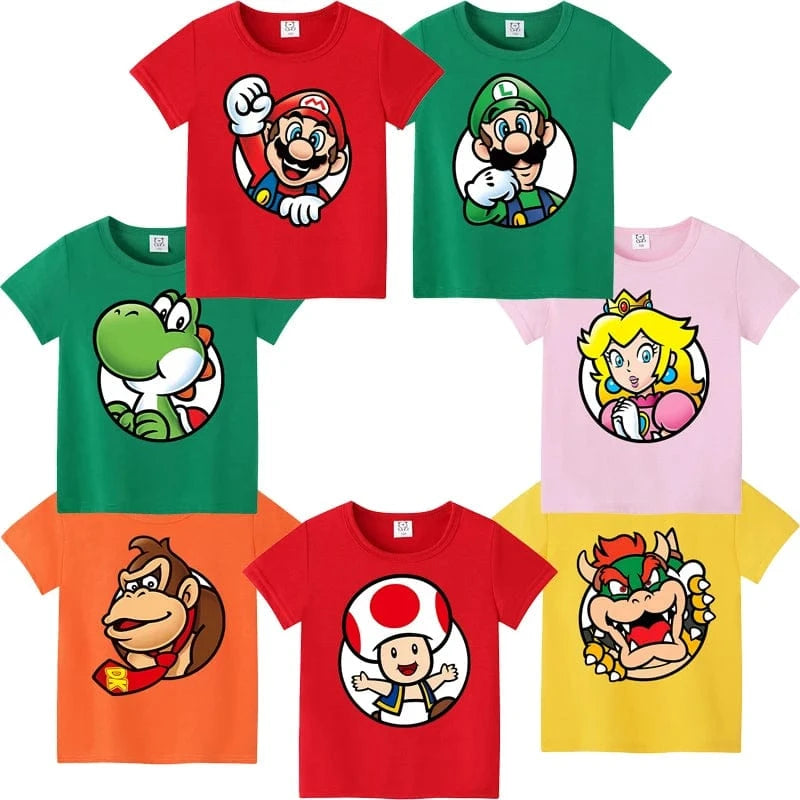 T-Shirt Mario Enfant - Waluigi