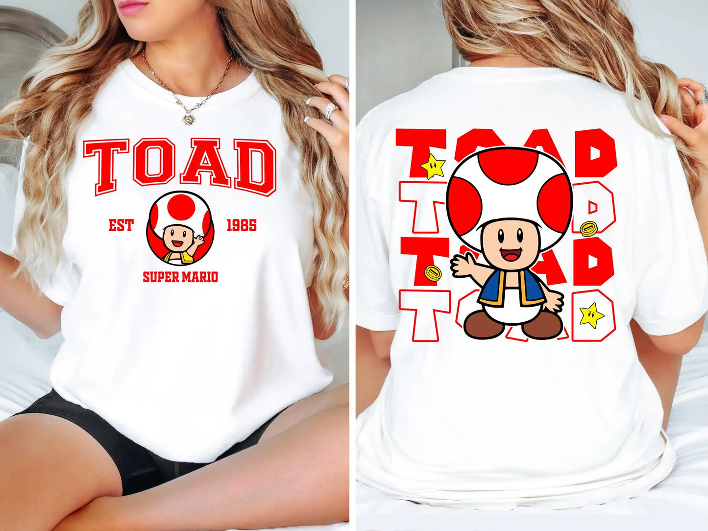 T-Shirt Mario - Toad "EST 1985"