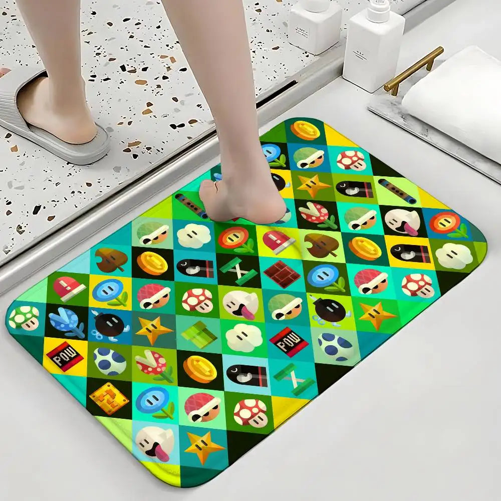 Tapis Mario Kart - Grille d'Objets de Course