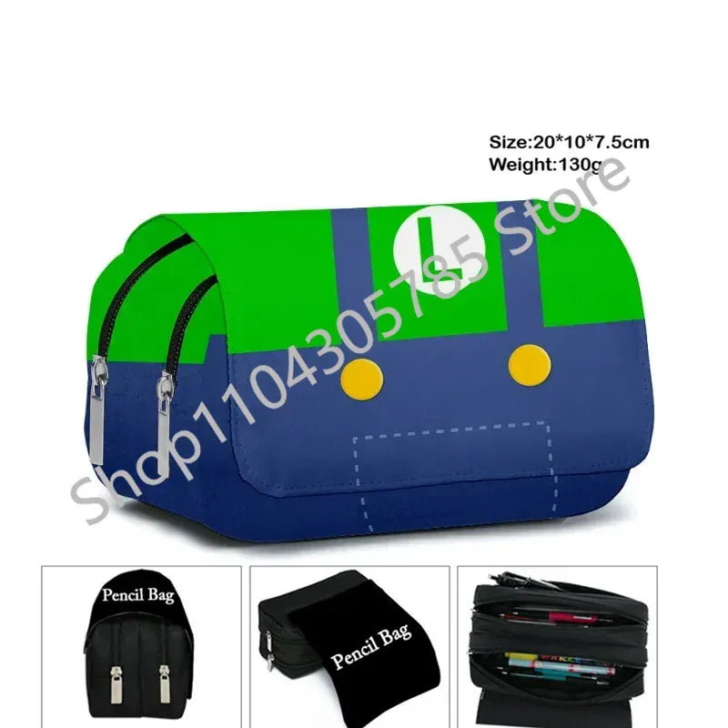 Trousse Scolaire Mario - Salopette de Luigi