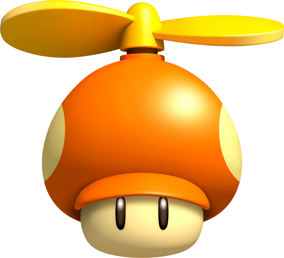 Champignon hélice : le décollage vertical de Mario Wii