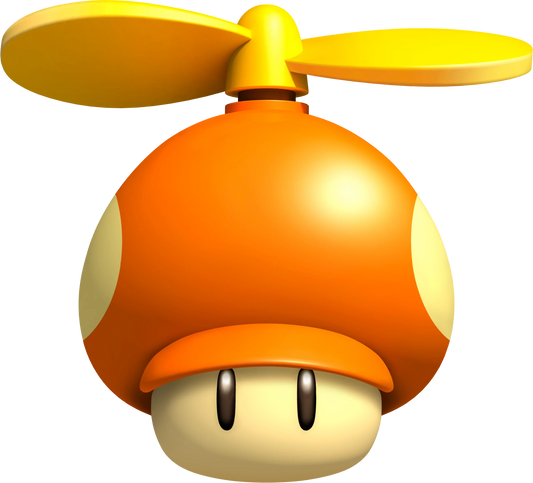 Champignon hélice : le décollage vertical de Mario Wii