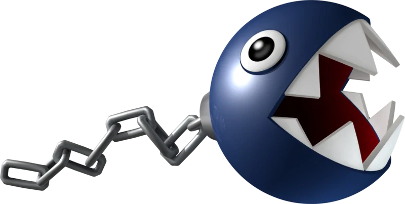 Chomp : la boule mordeuse enchaînée de Mario
