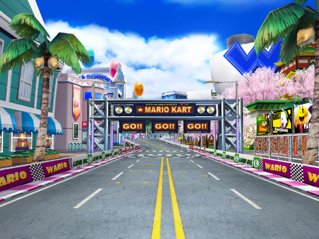 Diamond City, circuit de Mario Kart Arcade GP
