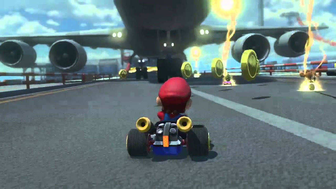 Éclair Mario Kart : la foudre qui rétrécit tout le peloton