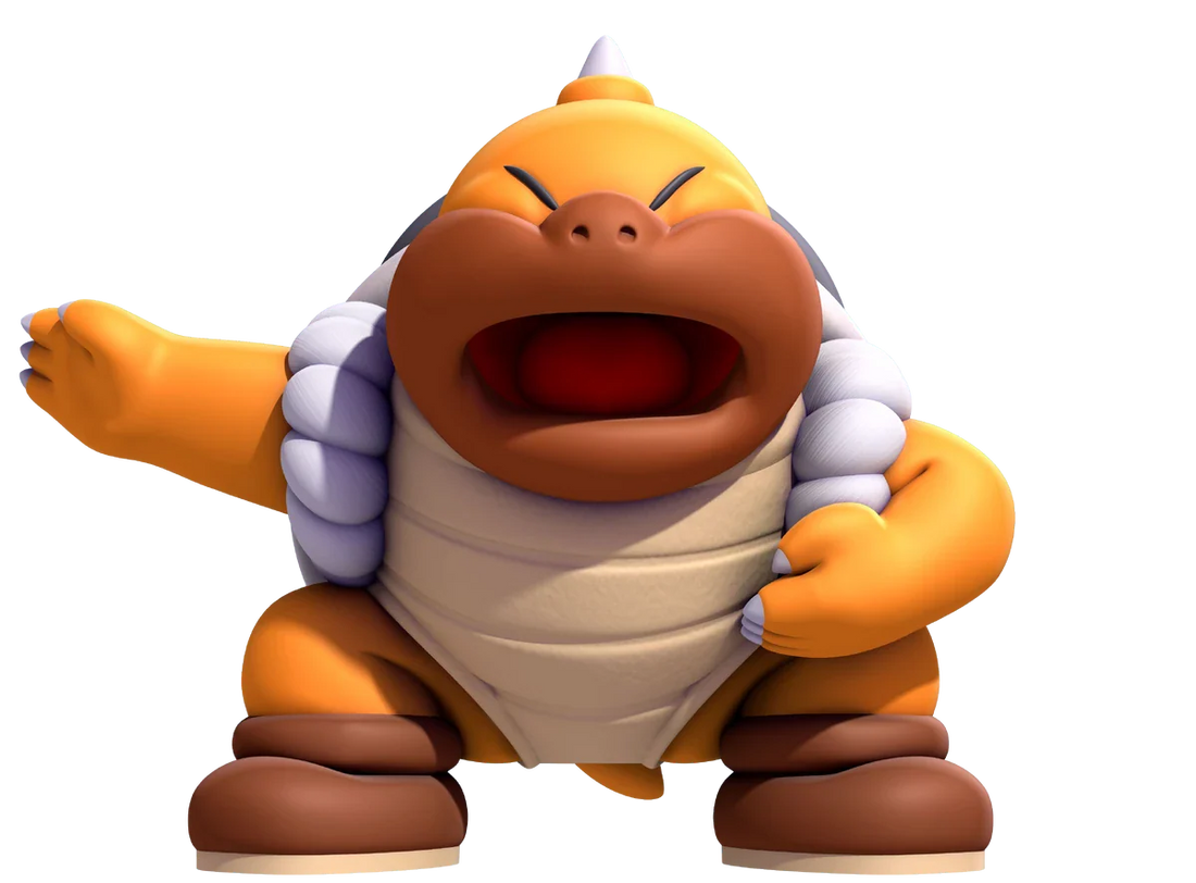 Frère Sumo : le Koopa lutteur qui foudroie le sol