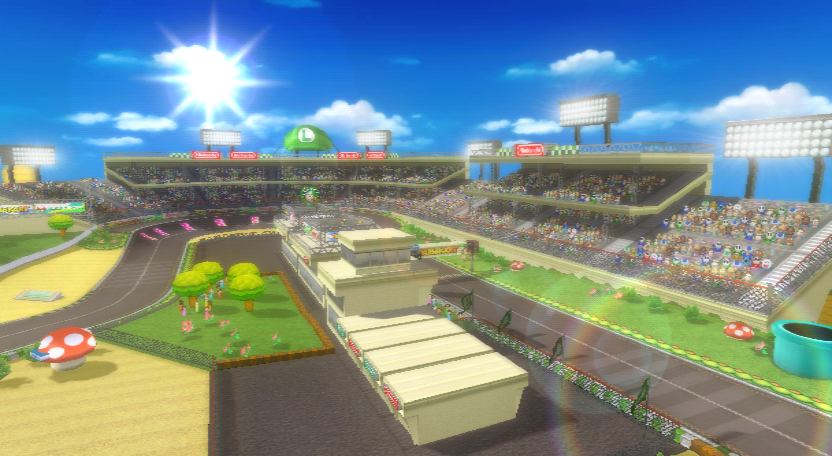 Circuit Luigi, circuit de Mario Kart: Super Circuit