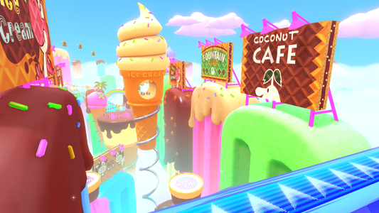 Cité Sorbet, circuit de Mario Kart Tour