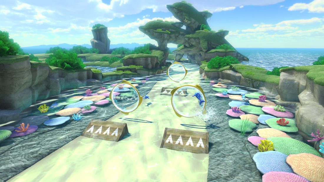 Lagon Tourbillon, circuit de Mario Kart 8