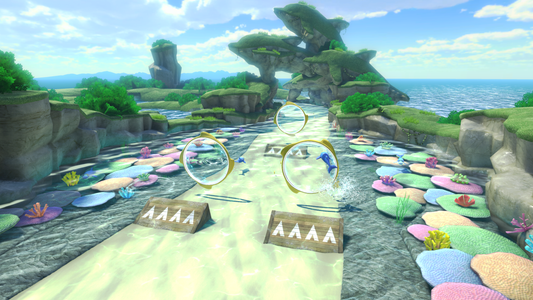 Lagon Tourbillon, circuit de Mario Kart 8