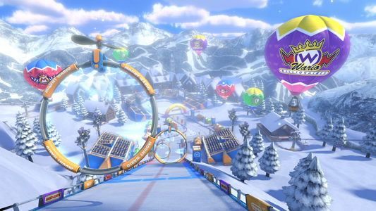 Descente givrée, circuit de Mario Kart 8