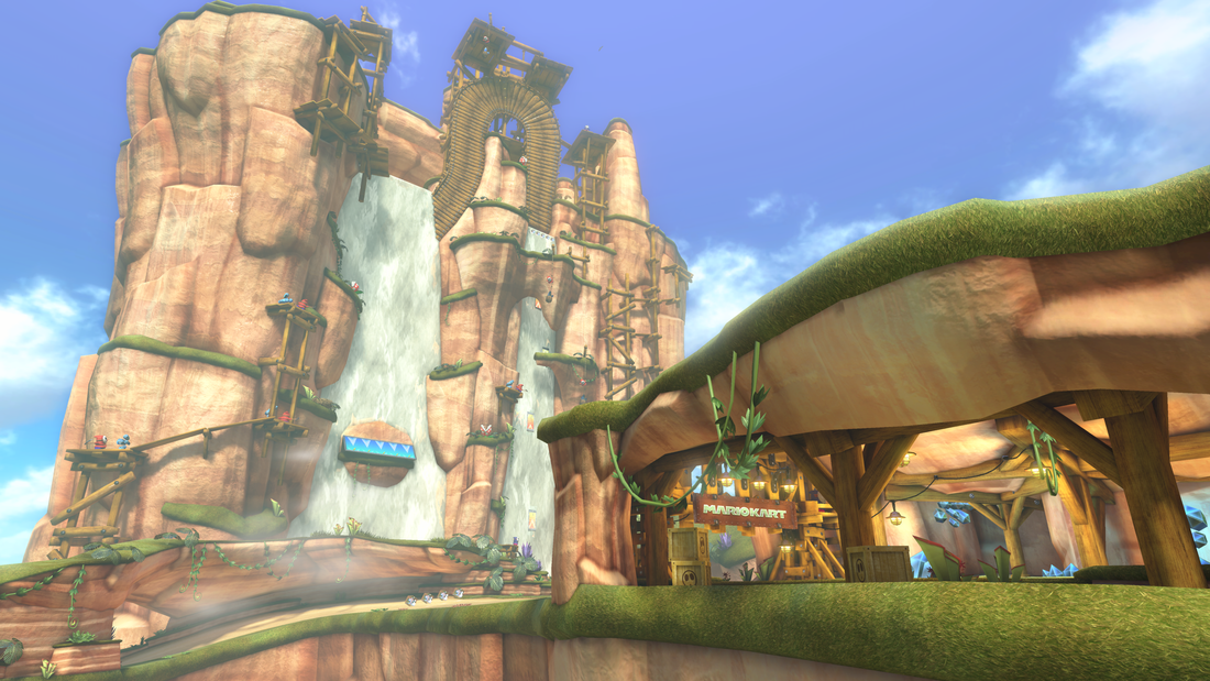 Cascades Maskass, circuit de Mario Kart 8