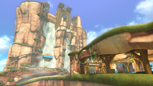 Cascades Maskass, circuit de Mario Kart 8