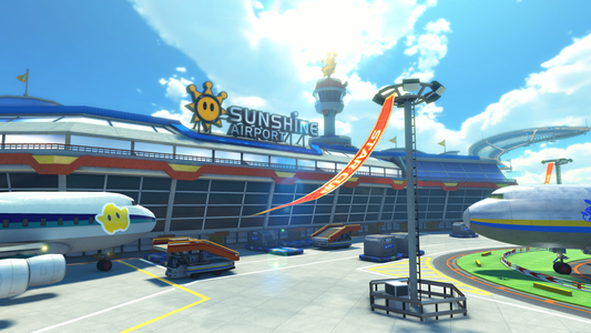 Aéroport Azur, circuit de Mario Kart 8