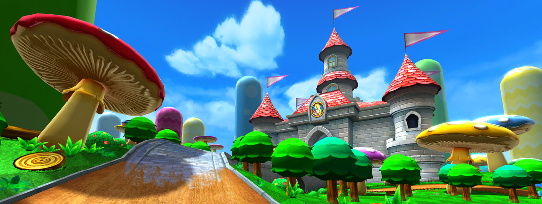 Peach Castle, circuit de Mario Kart Arcade GP DX