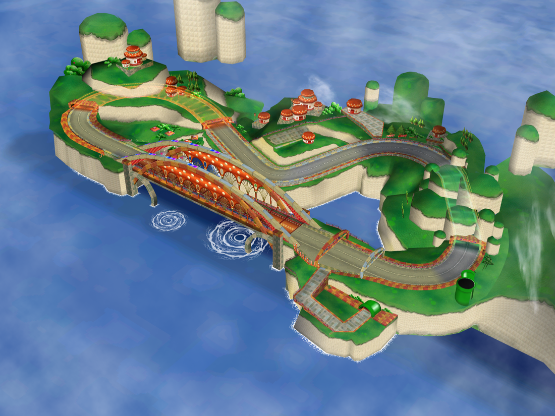 Pont Champignon, circuit de Mario Kart: Double Dash!!
