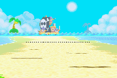 Plage Maskass, circuit de Mario Kart: Super Circuit