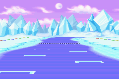 Pays Neigeux, circuit de Mario Kart: Super Circuit