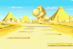 Désert Yoshi, circuit de Mario Kart: Super Circuit