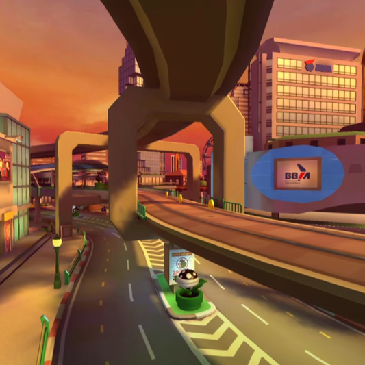 Bousculade à Bangkok, circuit de Mario Kart Tour