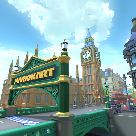 Détour à Londres, circuit de Mario Kart Tour