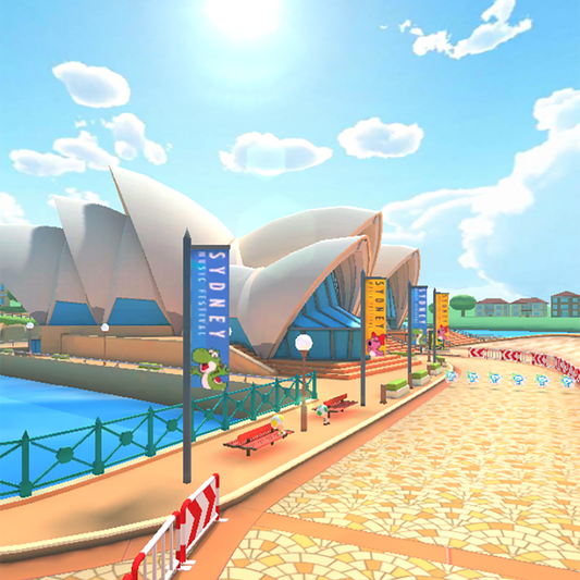 Sprint à Sydney, circuit de Mario Kart Tour