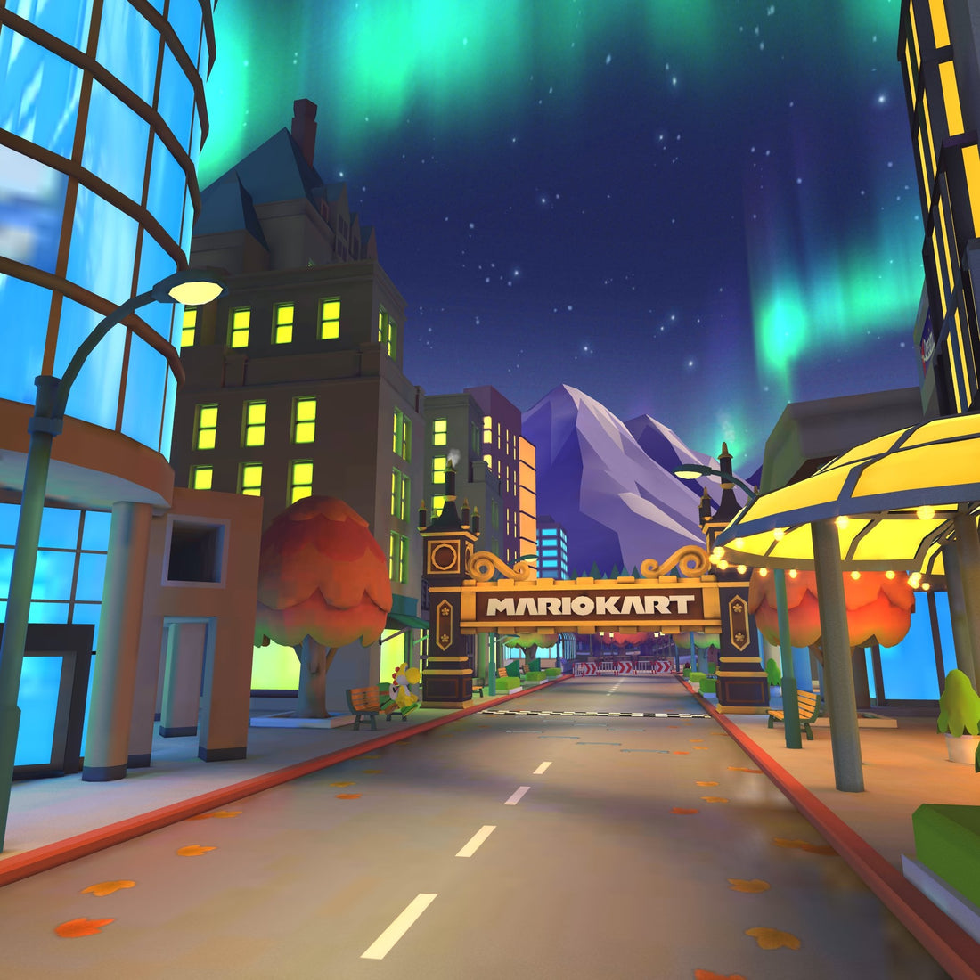 Virages à Vancouver, circuit de Mario Kart Tour