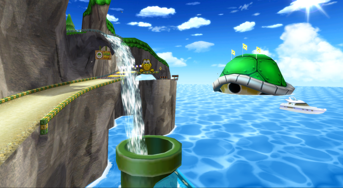 Cap Koopa, circuit de Mario Kart Wii