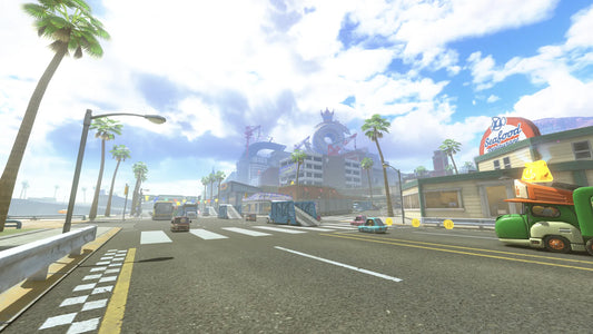 Trophéopolis, circuit de Mario Kart World