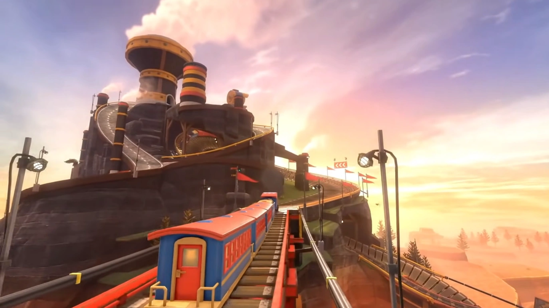 Mont Tchou Tchou, circuit de Mario Kart World