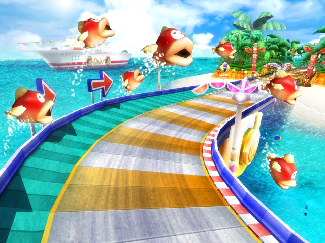 Mario Beach, circuit de Mario Kart Arcade GP