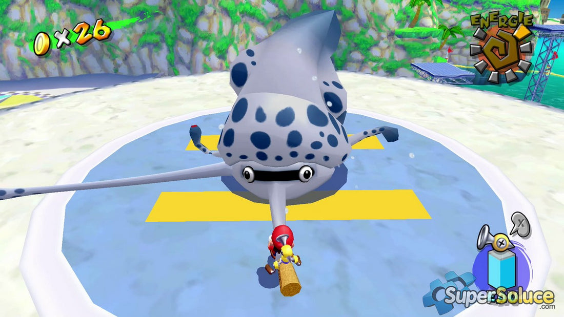 Méga Bloups : le boss pieuvre de Super Mario Sunshine