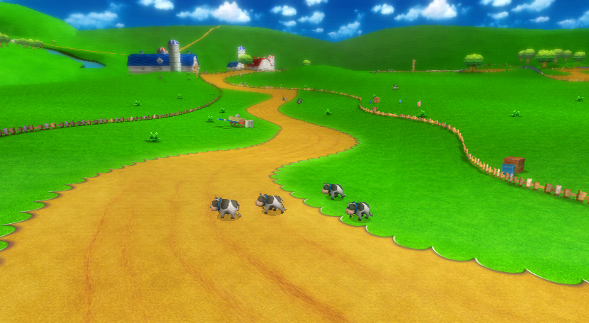 Prairie Meuh Meuh, circuit de Mario Kart Wii