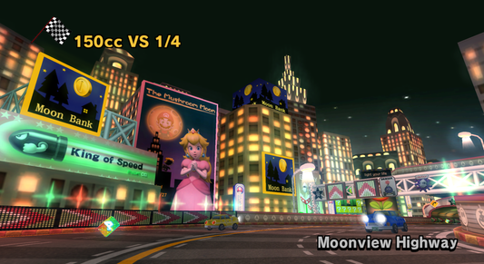 Route Clair de Lune, circuit de Mario Kart Wii