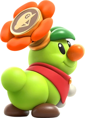 Prince Florian : le prince-chenille de Mario Wonder