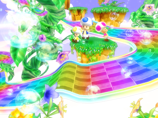 Rainbow Downhill, circuit de Mario Kart Arcade GP
