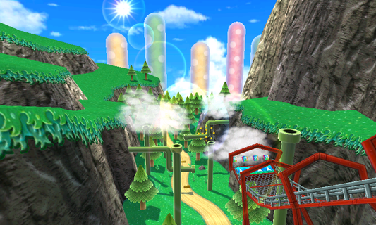 Mont Éboulis, circuit de Mario Kart 7
