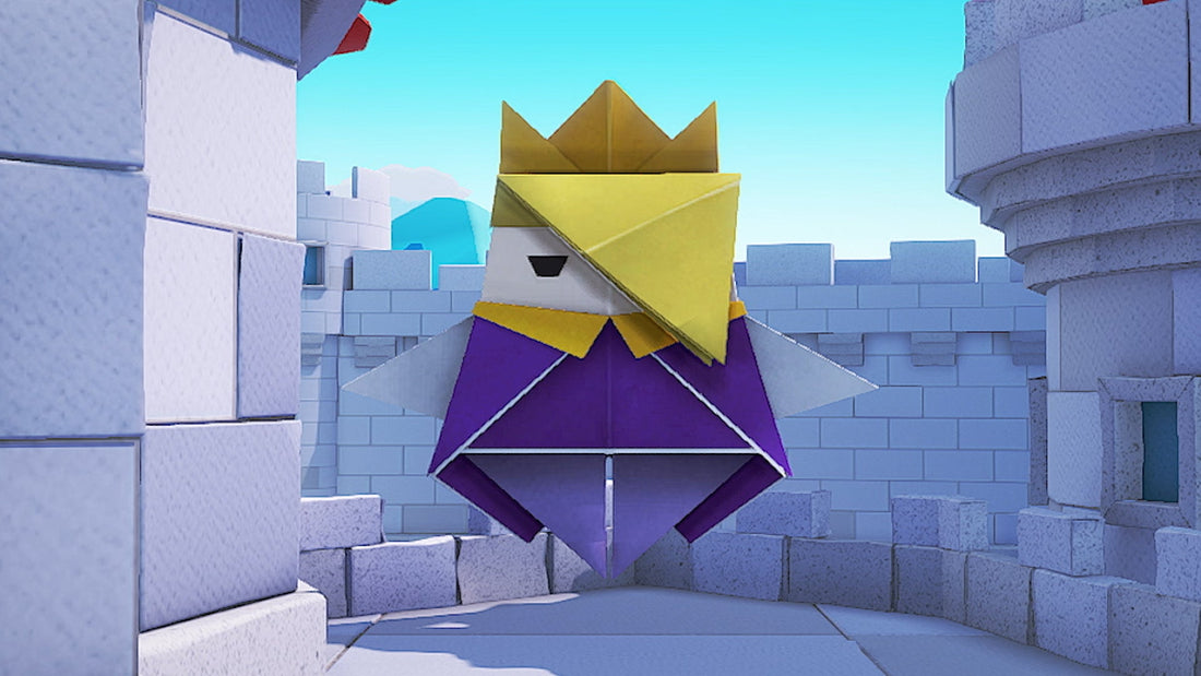 Roi Olly : le roi origami de Paper Mario