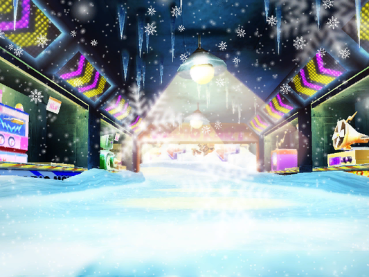 Snow Panic, circuit de Mario Kart Arcade GP