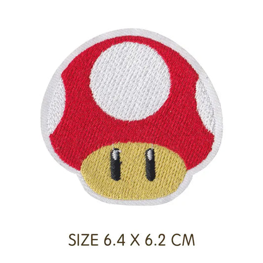 Écusson Mario - Super Champignon