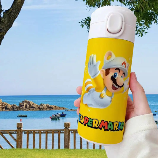 Gourde Isotherme Mario Tanooki Blanc