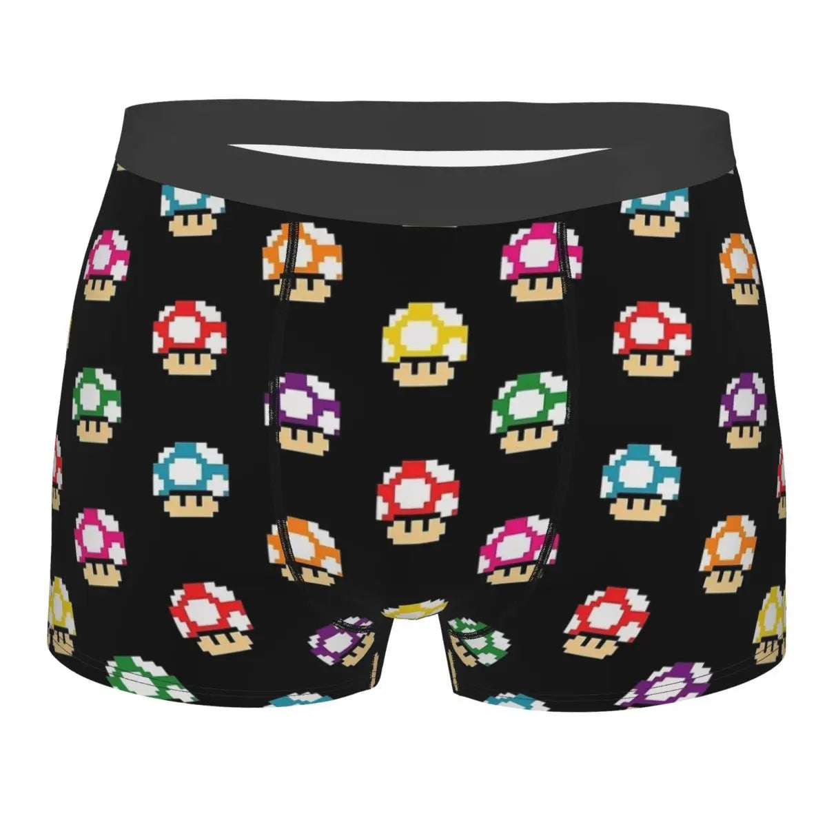 Boxer Mario - Champignons de Différentes Couleurs