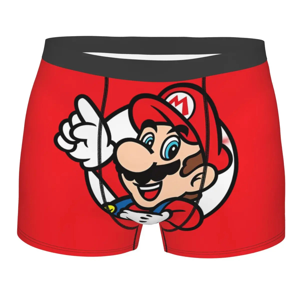 Boxer Super Mario Rouge