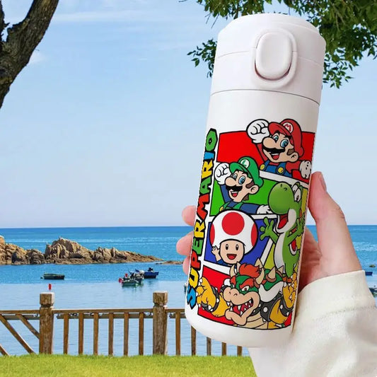 Gourde Isotherme Mario Luigi Toad Yoshi et Bowser
