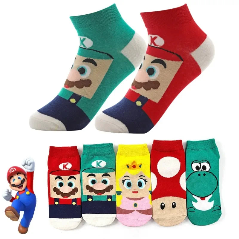 Chaussette Mario - Yoshi