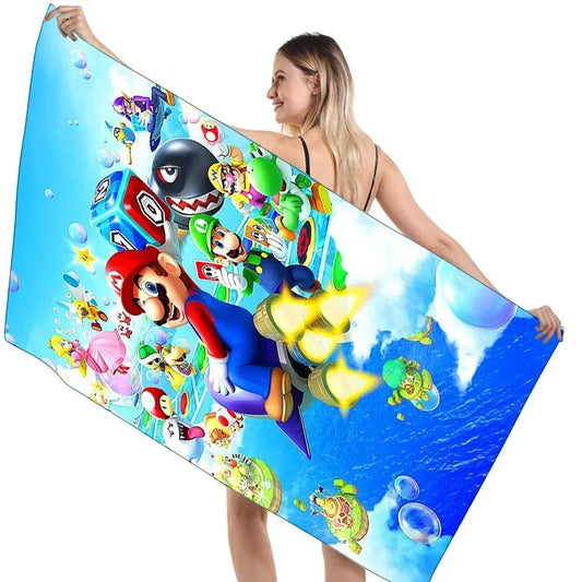 Serviette de Plage Mario Party